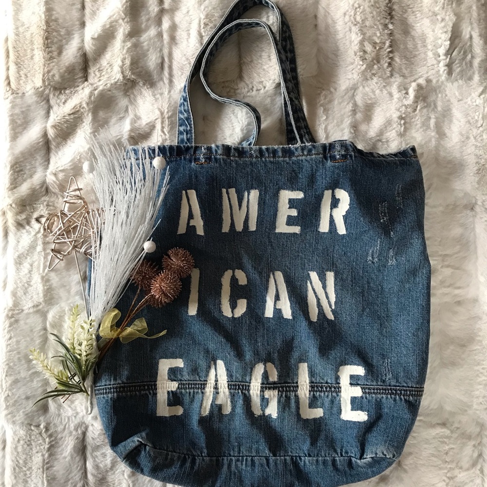 ❤️ American Eagle Outfitter Reusable Denim Totebag